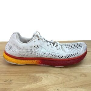 Altra Escalante Racer Running Shoes Mens 8.5 Zero Drop White Red Yellow Knit EGO
